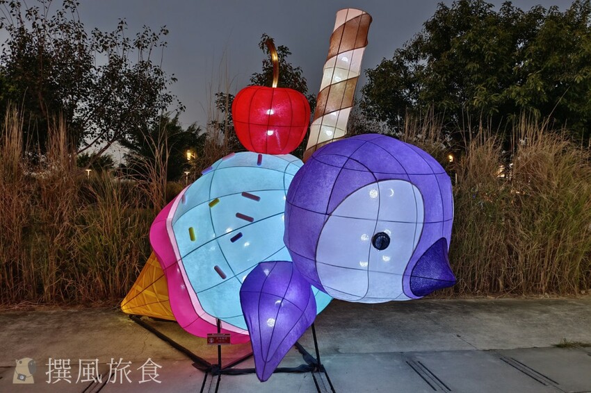 台中市西屯區【2024中台灣燈會】超可愛馬卡龍燈區把動物變成甜點啦！6大展區、29區台中特色花燈、主燈秀影片
