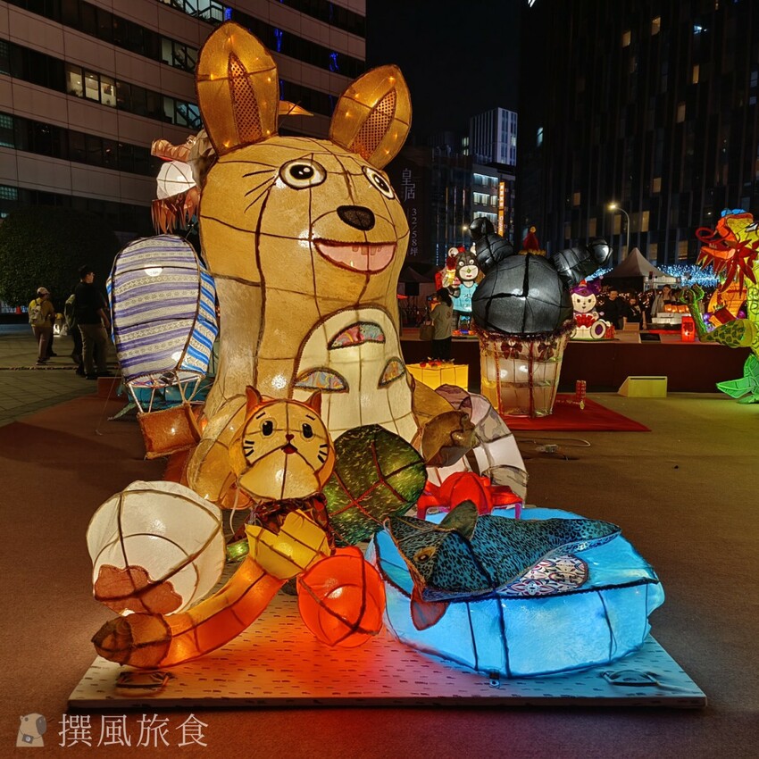 台北市萬華區【2024台北燈節實拍】3大展區花燈藝術登場！西門紅樓、北門光雕、燈籠隧道