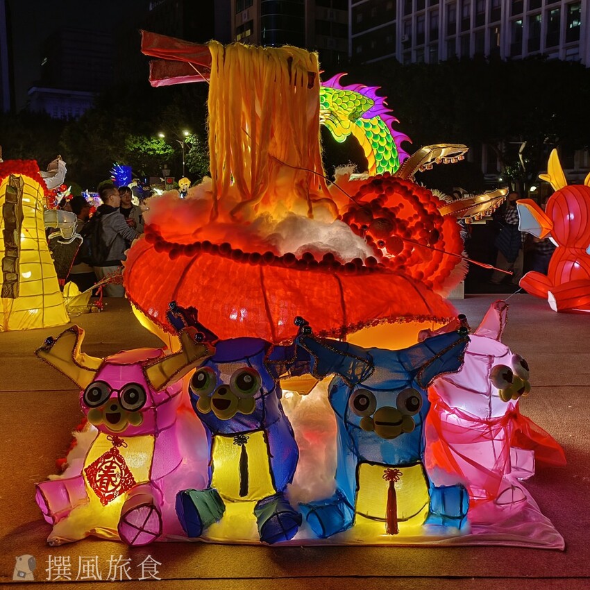 台北市萬華區【2024台北燈節實拍】3大展區花燈藝術登場！西門紅樓、北門光雕、燈籠隧道