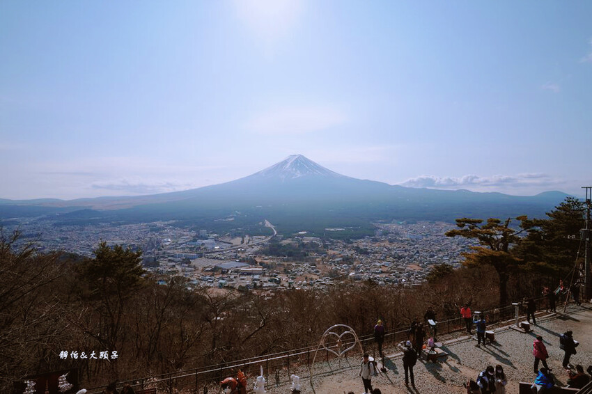 河口湖景點 ❙ 河口湖富士山全景纜車、天上山公園,眺望富士山