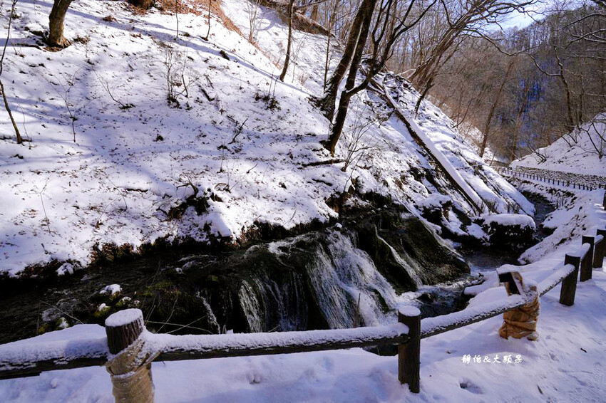白絲瀑布 ❙ 白雪皚皚白糸の滝，東京近郊旅遊輕井澤景點!