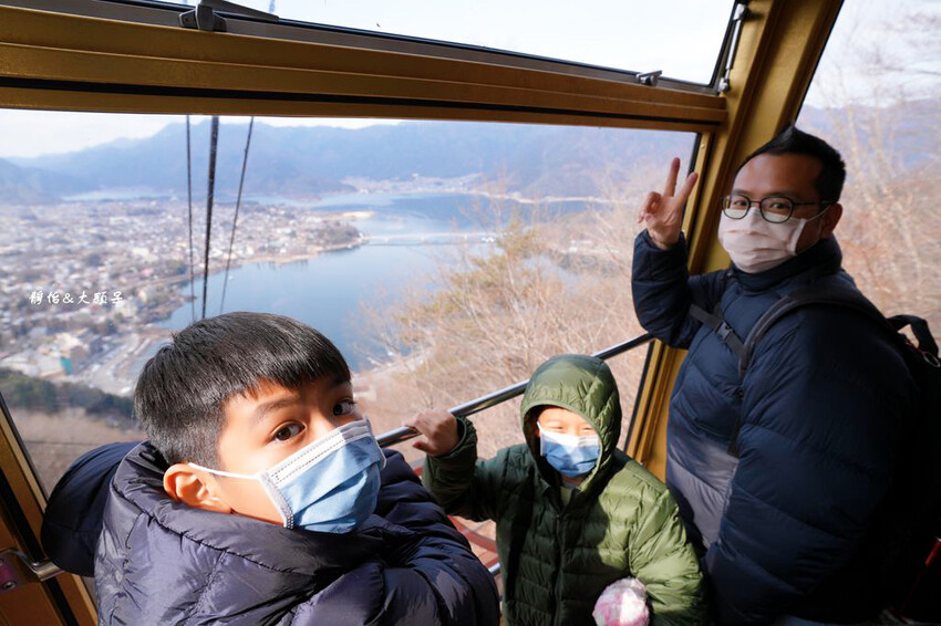 河口湖景點 ❙ 河口湖富士山全景纜車、天上山公園,眺望富士山