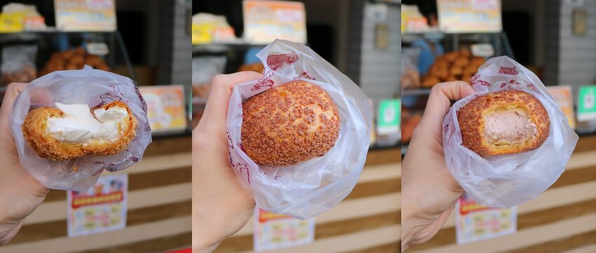 旗山老街美食小吃一日遊‧泡芙、煎燒餅、麵線不能錯過，記得帶盒香蕉蛋糕當伴手禮 - 敦 小 蓮の食旅錄