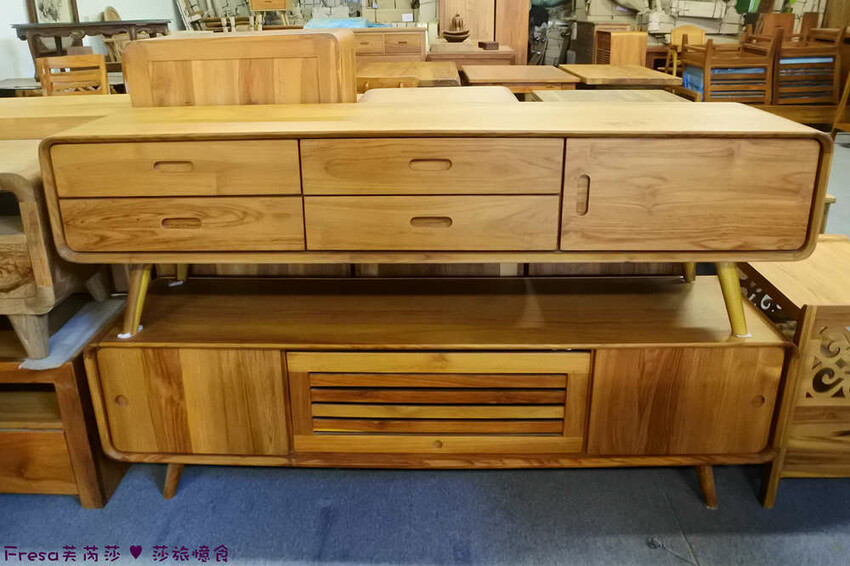 台南傢俱【桂禾棠柚木家具】高品質柚木沙發座椅.自家設計生產及客製訂購傢俱.榫卯書架超穩固│防潮防濕防白蟻│永康傢俱 - Fresa芙芮莎♥莎旅憶食