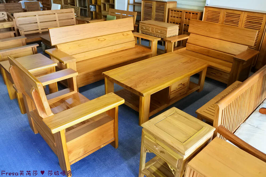 台南傢俱【桂禾棠柚木家具】高品質柚木沙發座椅.自家設計生產及客製訂購傢俱.榫卯書架超穩固│防潮防濕防白蟻│永康傢俱 - Fresa芙芮莎♥莎旅憶食