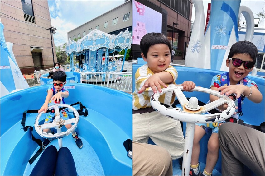 台南市中西區冰雪樂園:迷你夢幻主題兒童樂園出現在新光三越台南西門路廣場!大小朋友的遊戲天堂