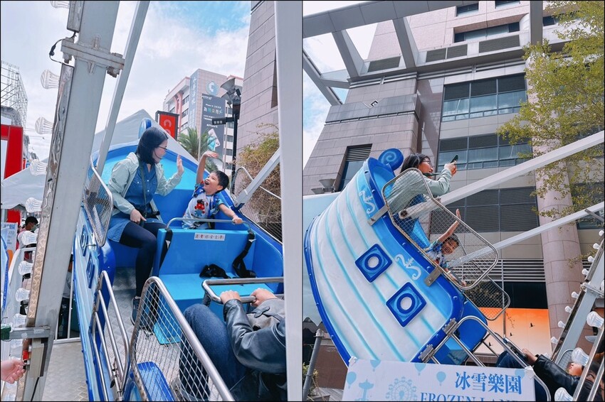 台南市中西區冰雪樂園:迷你夢幻主題兒童樂園出現在新光三越台南西門路廣場!大小朋友的遊戲天堂