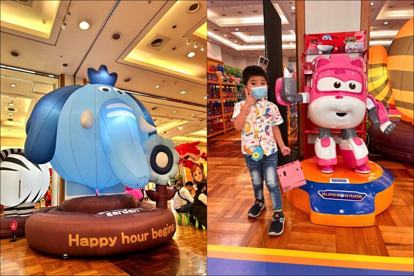 台南市中西區小朋友的最愛!超好玩的Super Wings互動交通小鎮＆pang胖仔花園兒童氣墊雙主題樂園來了!就在台南新光三越中