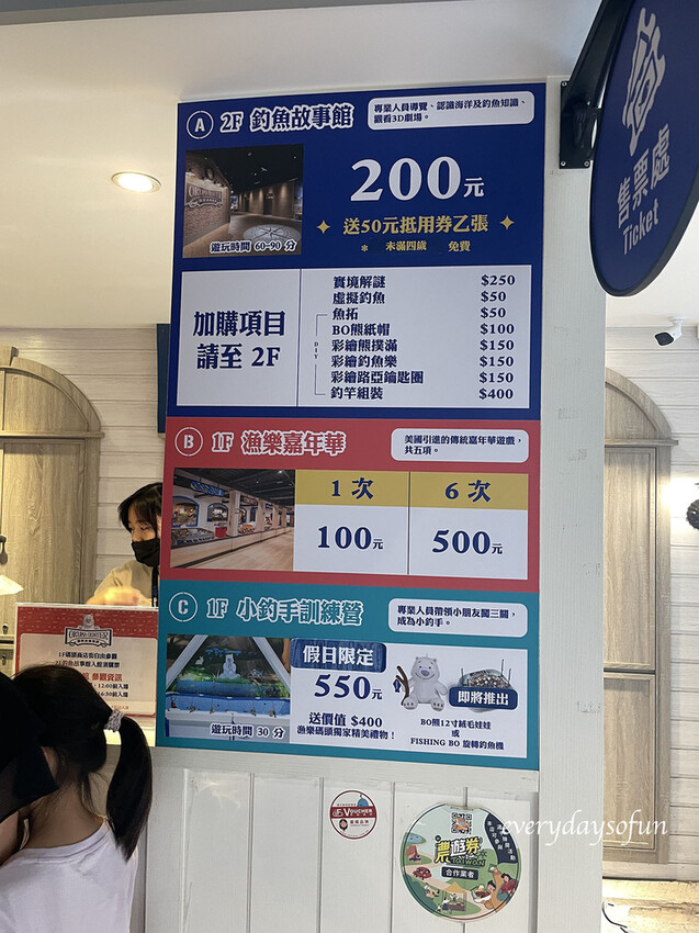 寶熊漁樂碼頭 收費方式