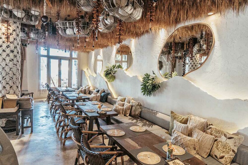 泰國泰國海景餐廳 Cave Beach Club｜濃濃的渡假感 人氣網美海灘餐廳!!