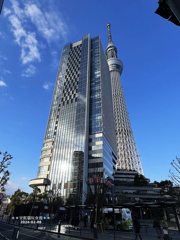 【2024日本關東北陸滑雪之旅】晴空塔陪我入睡|抵達第一天就 240205-029