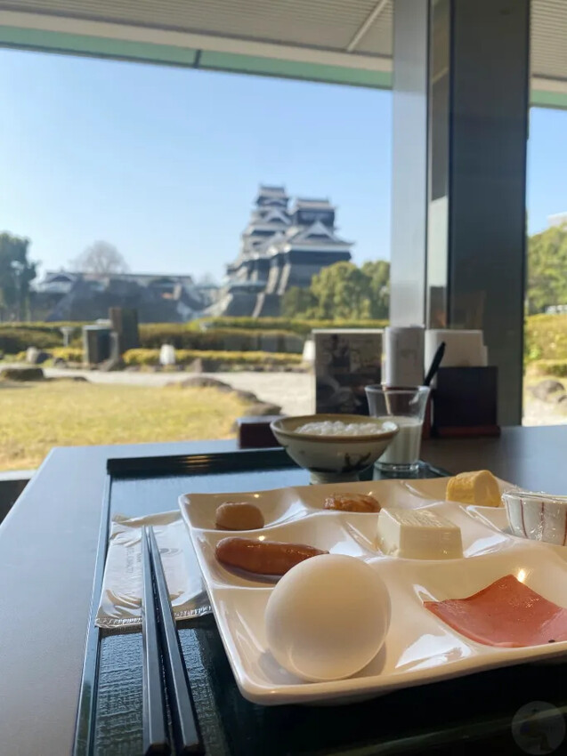 日本熊本住宿推薦｜熊本KKR飯店隔壁就是熊本城，離上/下通町步行約10分鐘