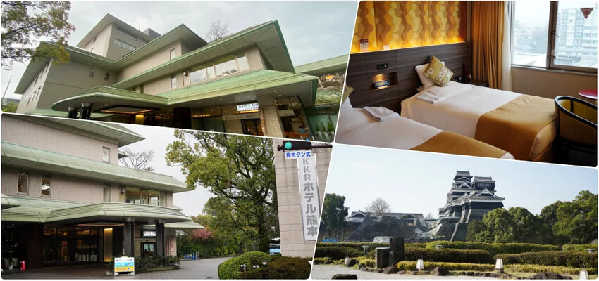 日本熊本住宿推薦｜熊本KKR飯店隔壁就是熊本城，離上/下通町步行約10分鐘