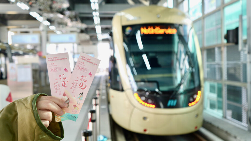 新北市新店區[新北景點] 搭安坑輕軌賞櫻｜一日票只要50元超划算！安坑輕軌周邊景點懶人包