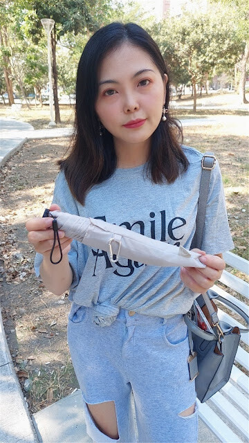 穿搭|check2check 超微米輕量抗UV極鋒傘,超級無