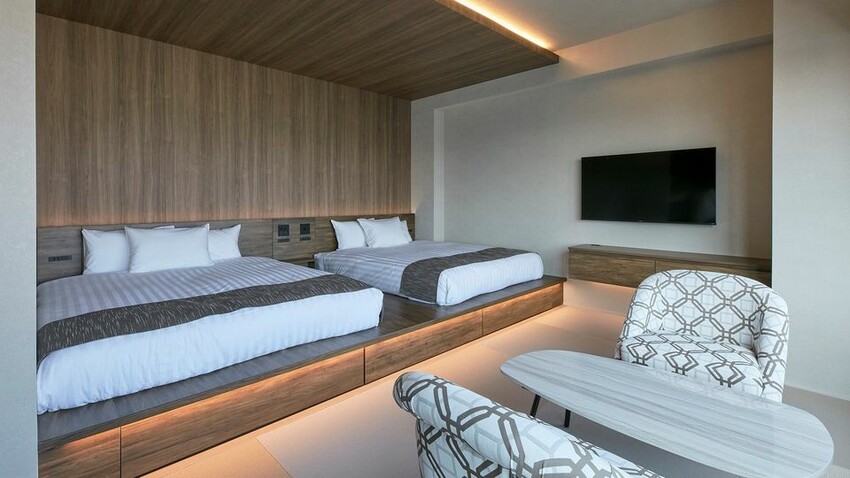 Fav飯店 熊本｜洗馬橋站&河原町站&吳服町站/方便至熊本城-日式摩登房【不挑房】-1