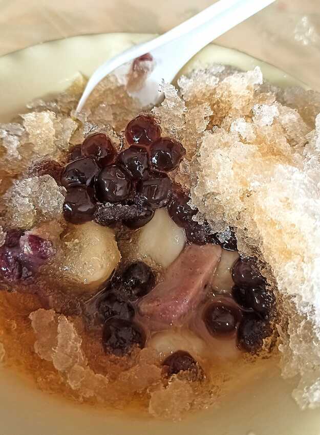 食記 - 高雄 茄萣區 大柱圓仔冰