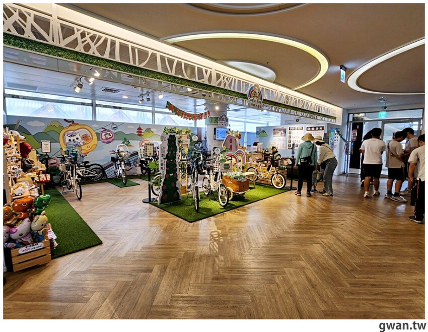 日月潭親子腳踏車推薦,騎電輔車暢遊全球十大最美自行車道,還會送蛙蛙風車耶~