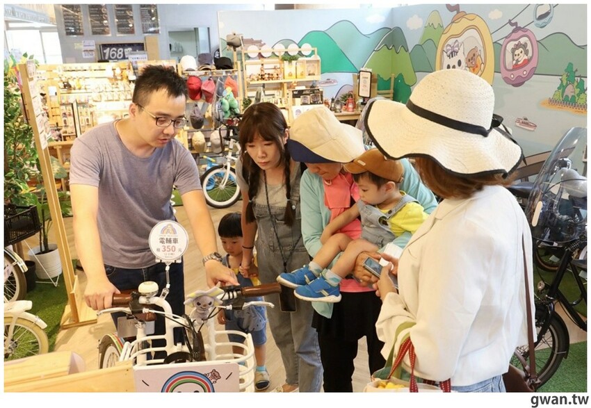 日月潭親子腳踏車推薦,騎電輔車暢遊全球十大最美自行車道,還會送蛙蛙風車耶~