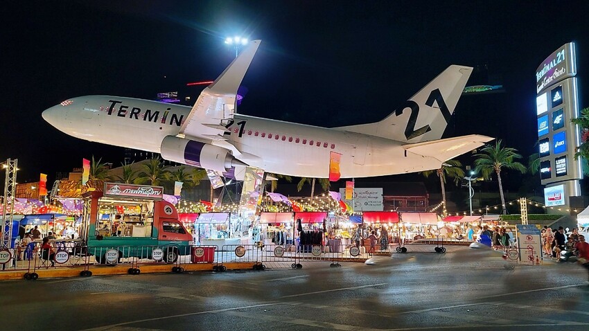 泰國芭達雅TERMINAL21 PATTAYA 航站購物中心，吃美食購好物、娛樂休閒一次搞定!