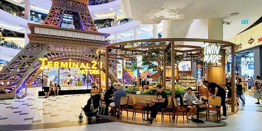 泰國芭達雅TERMINAL21 PATTAYA 航站購物中心，吃美食購好物、娛樂休閒一次搞定!