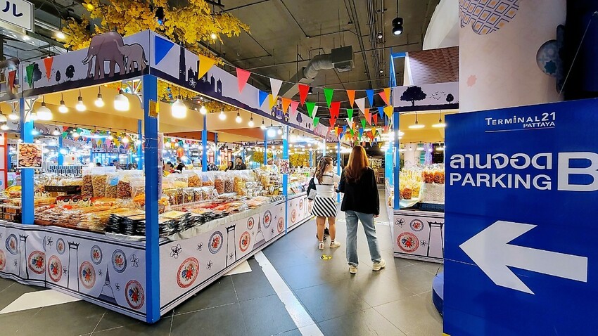 泰國芭達雅TERMINAL21 PATTAYA 航站購物中心，吃美食購好物、娛樂休閒一次搞定!