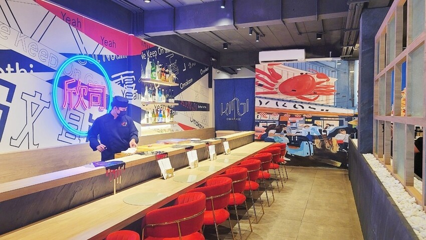 泰國芭達雅美食推薦|KINJI OMAKASE，職人手作日式無菜單料理，打造視覺味覺雙饗宴。還有獨家豪華遊艇出海享受奢華日料！！！