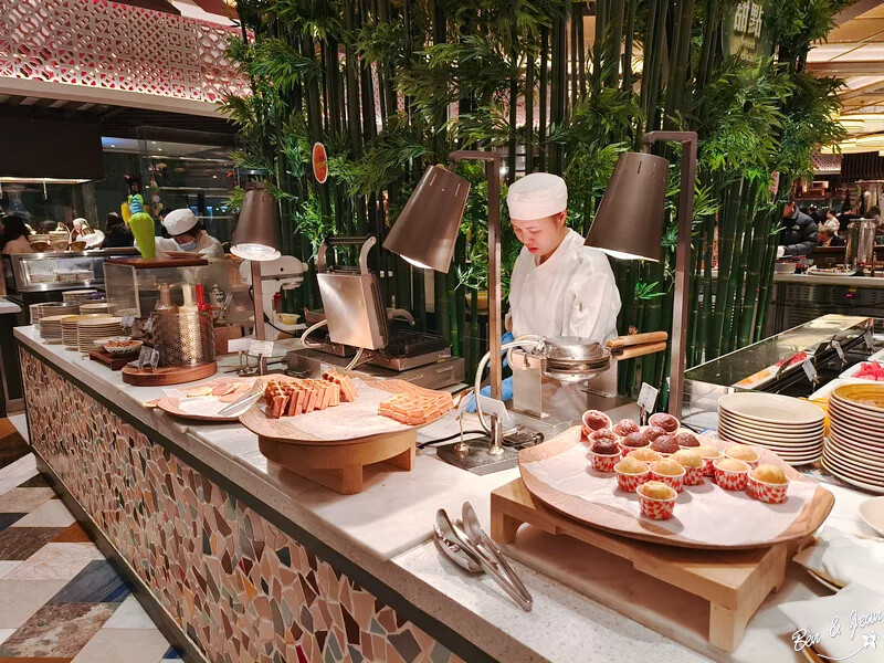 澳門澳門自助山》上葡京綜合度假村早餐Buffet，中西式豪華自助早餐百匯，港式點心飲料一級棒