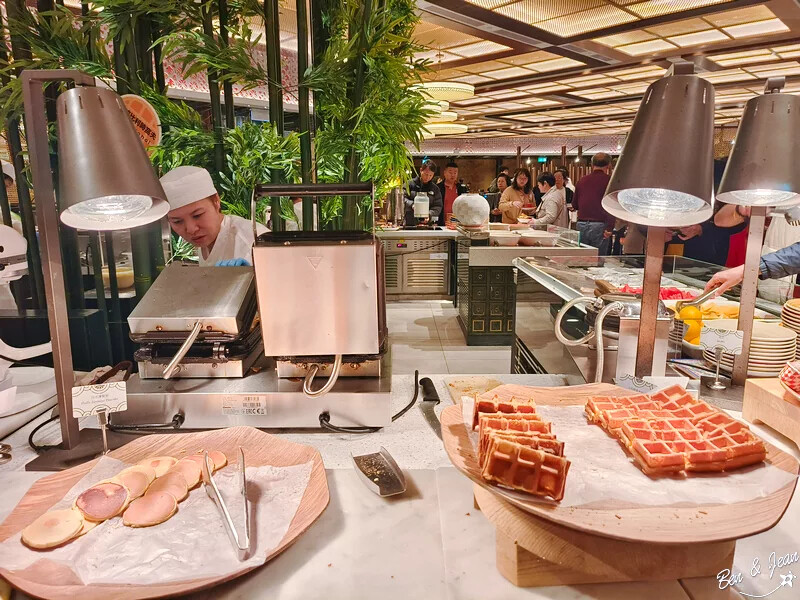 澳門澳門自助山》上葡京綜合度假村早餐Buffet，中西式豪華自助早餐百匯，港式點心飲料一級棒