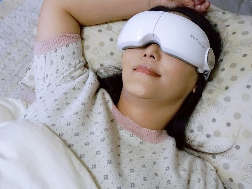 家電開箱｜MUNICHI 沐尼黑 空氣波熱敷眼部按摩器 MR