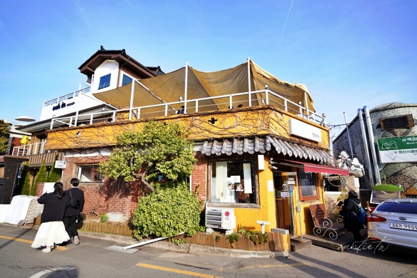 韓國【韓國】水原美食｜行宮刨冰 행궁빙수，濃郁韓式紅豆牛奶年糕冰，水原甜品推薦