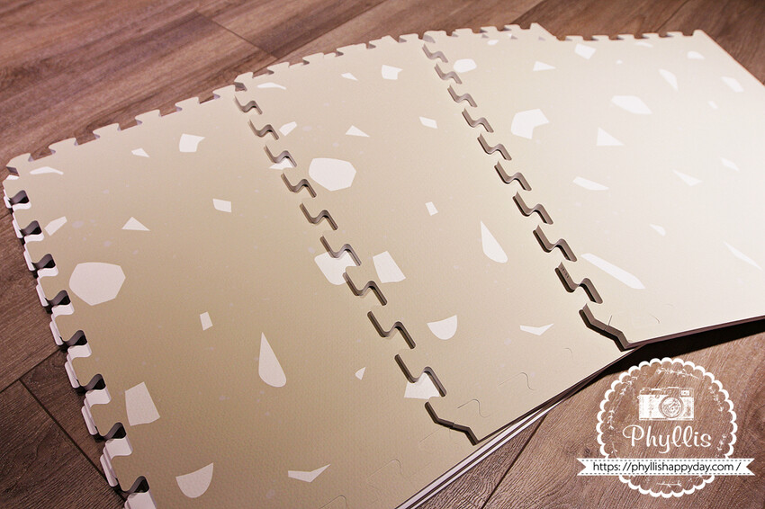 『Playzu 歐美設計無毒巧拼地墊』育兒好物嚴選｜簡約美學與安全性的完美結合｜幫小寶貝打造時尚與安全的空間｜兒童巧拼地墊｜寶寶爬行墊｜遊戲地墊 - 相片中的菲莉絲