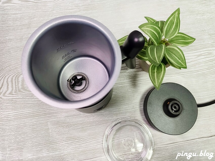 SANSUI山水｜冷熱兩用分離式電動奶泡機 可冷熱奶泡／打發奶蓋／咖啡拉花一機多用