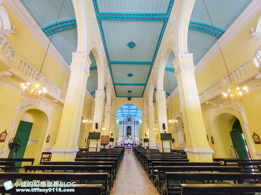 澳門2024澳門自由行/七大必去大三巴牌坊周邊免費景點推薦/議事亭前地、玫瑰聖母堂、戀愛巷/澳門自由行一日遊