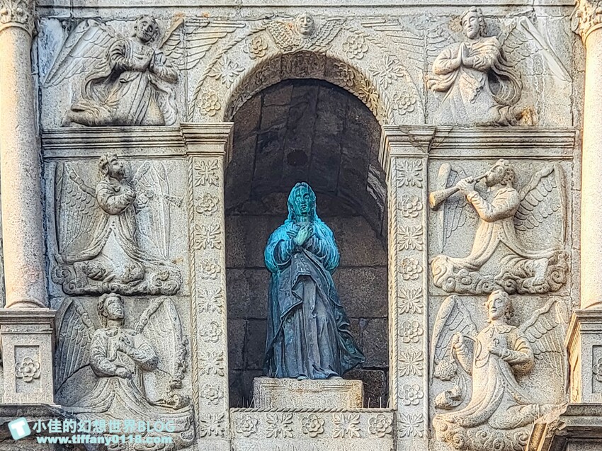 澳門2024澳門自由行/七大必去大三巴牌坊周邊免費景點推薦/議事亭前地、玫瑰聖母堂、戀愛巷/澳門自由行一日遊