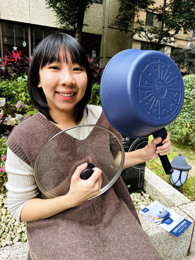 【義大利CUOCO石墨烯小帥鍋】專利石墨烯S2深煎炒鍋,鍋面