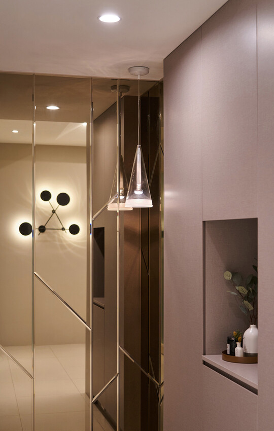 台中室內設計推薦:綻緣空間設計,現代透亮新家,臥室打通大2房