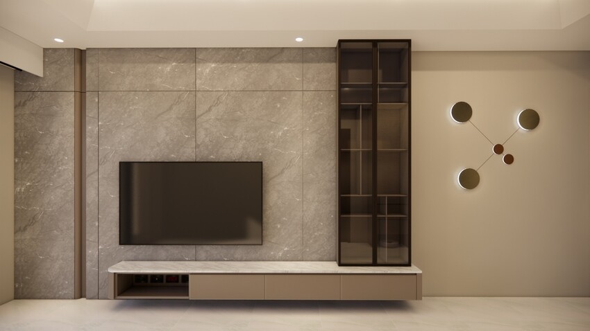 台中室內設計推薦:綻緣空間設計,現代透亮新家,臥室打通大2房