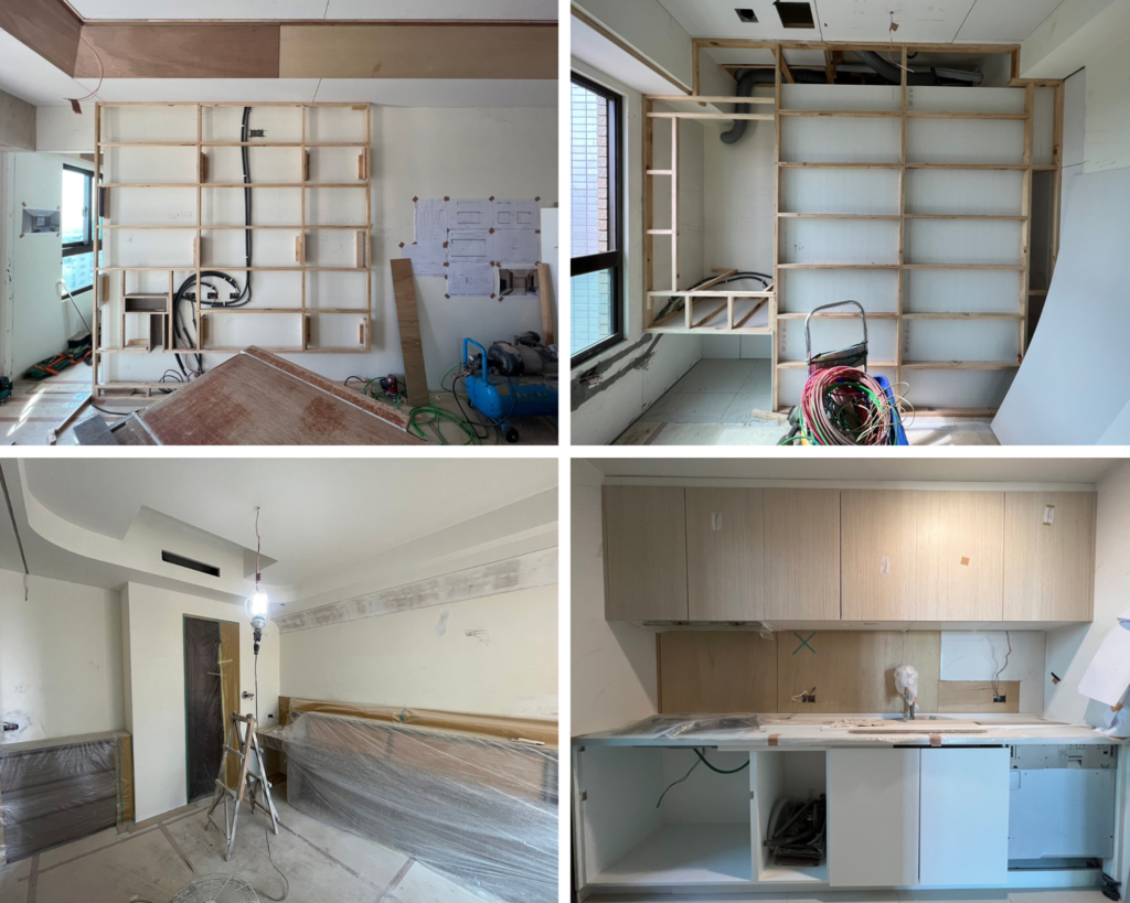 台中室內設計推薦:綻緣空間設計,現代透亮新家,臥室打通大2房