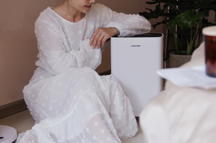 AISTAR一級省電6L除濕機:小坪數專用,除濕、清淨、乾衣有滾輪好移動!