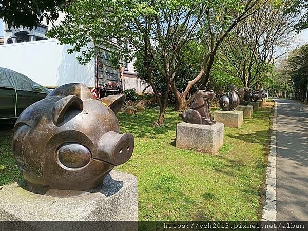 新北林口樂活公園／捷運主題公園綠帶賞黃金風鈴木