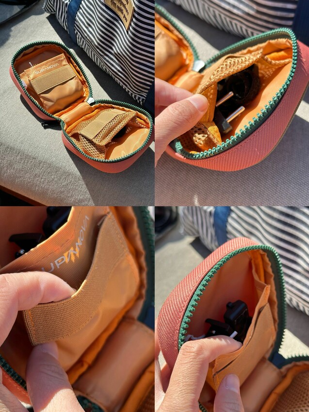 美國SUPANOVA探險家系列｜防潑水生活休閒腰包｜防潑水 Tech Kit 3C 配件收納包(小)｜歐洲旅遊必備包款！ - 萍姐愛分享