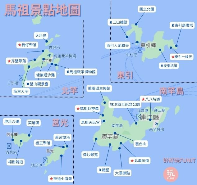 連江縣北竿鄉【2024馬祖景點推薦】精選馬祖一日遊自由行攻略，必玩14個在四鄉五島馬祖景點！探索國之北疆、外島自由行這