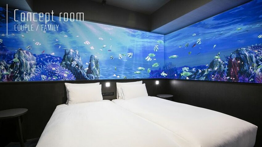 那霸格拉斯麗飯店｜縣廳前站步行5分-美麗海主題房【不挑房】-1