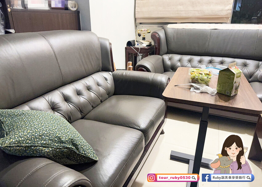 【生活好物開箱】KAKU 小氣壓升降桌，機動性高，移動方便居