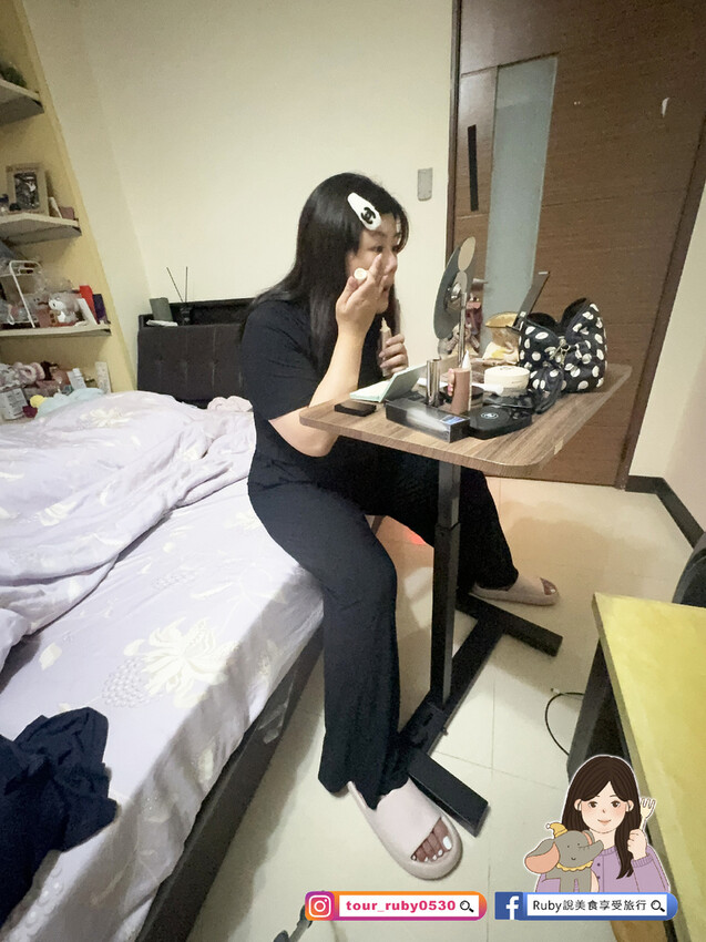 【生活好物開箱】KAKU 小氣壓升降桌，機動性高，移動方便居