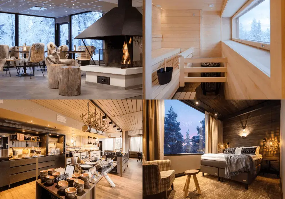 羅瓦涅米TOP 3必住,玻璃屋床上看極光!