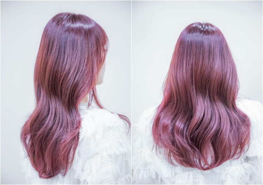 台北平價染髮推薦｜網美必染顯白韓流色系｜大安區職人髮型設計尤拿Una