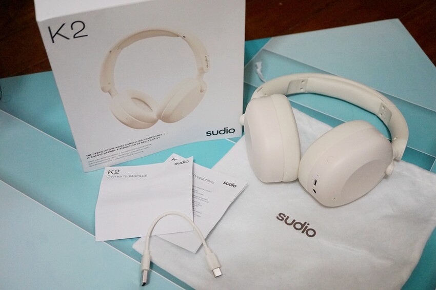 3C開箱｜Sudio K2 混合式主動降噪耳罩式藍牙耳機