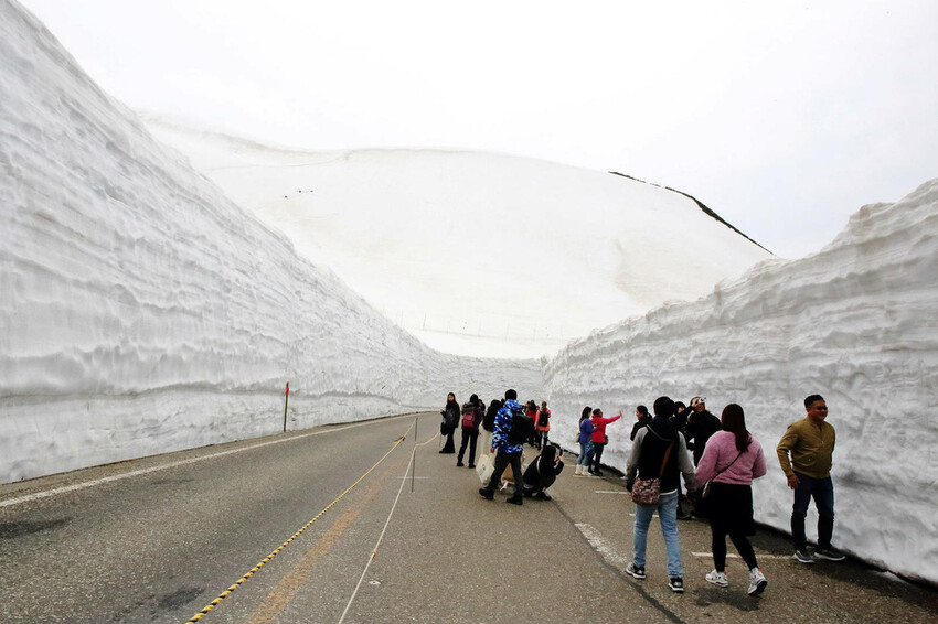 立生黑部真是人生必去一次的地方，雪牆絕景、沿途連綿不絶的壯麗